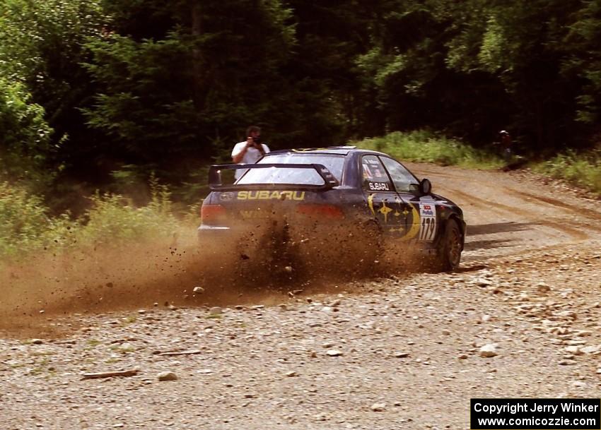 Tom McGeer / Mark Williams Subaru Impreza on SS7 (Parmachenee East)