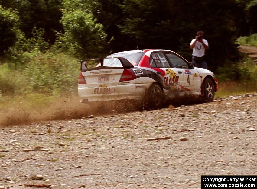 Garen Shrader / Michael Fennell Mitsubishi Lancer Evo IV on SS7 (Parmachenee East)