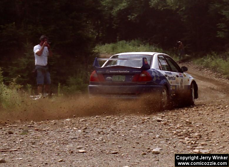 Karl Scheible / Russ Hughes Mitsubishi Lancer Evo V on SS7 (Parmachenee East)