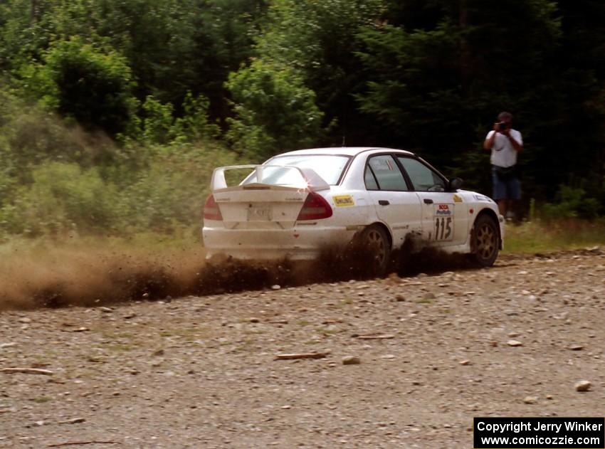 Seamus Burke / Frank Cunningham Evo IV on SS7 (Parmachenee East)