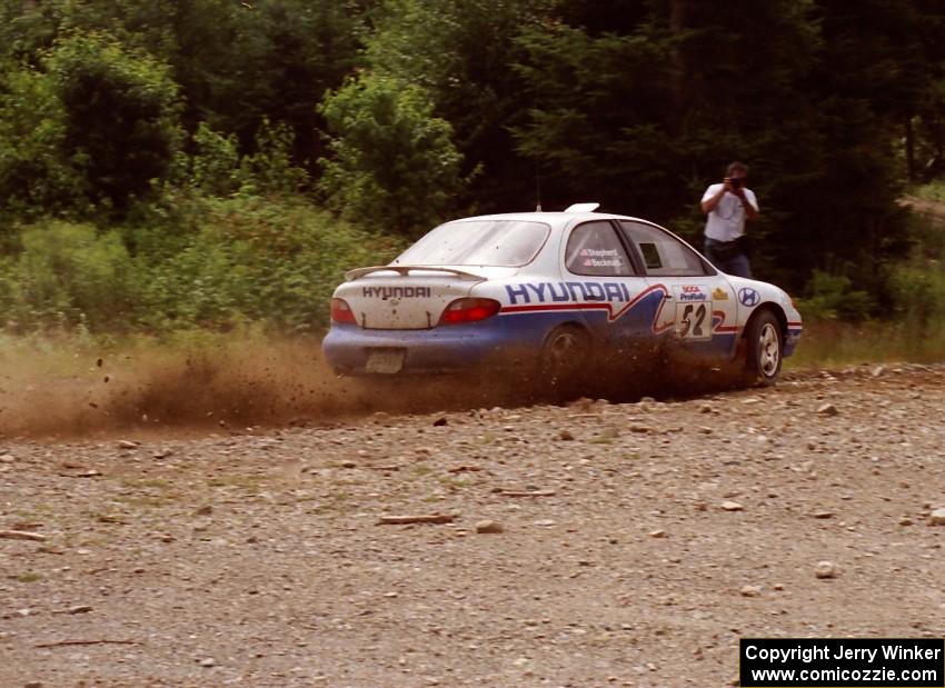 Doug Shepherd / Ralph Beckman Hyundai Elantra on SS7 (Parmachenee East)