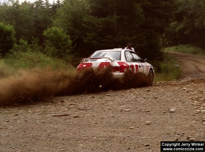 Henry Krolikowski / Cindy Krolikowski Subaru WRX on SS7 (Parmachenee East)