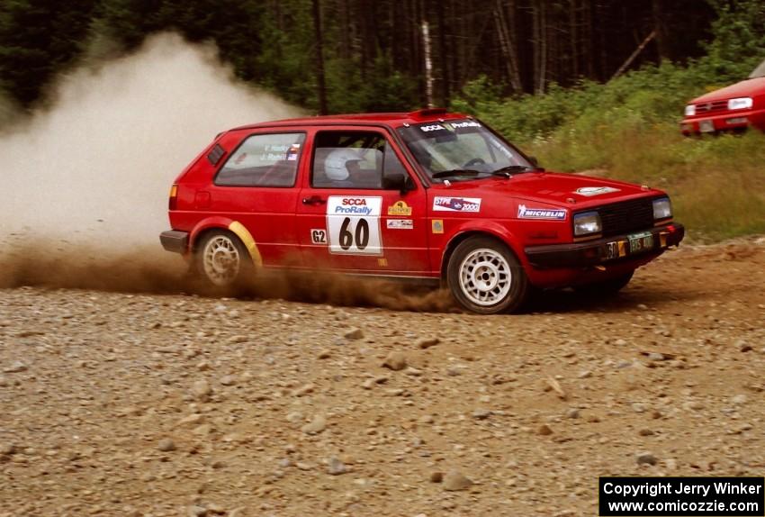 John Rahill / Vladimir Hladky VW GTI on SS6 (Parmachenee West)