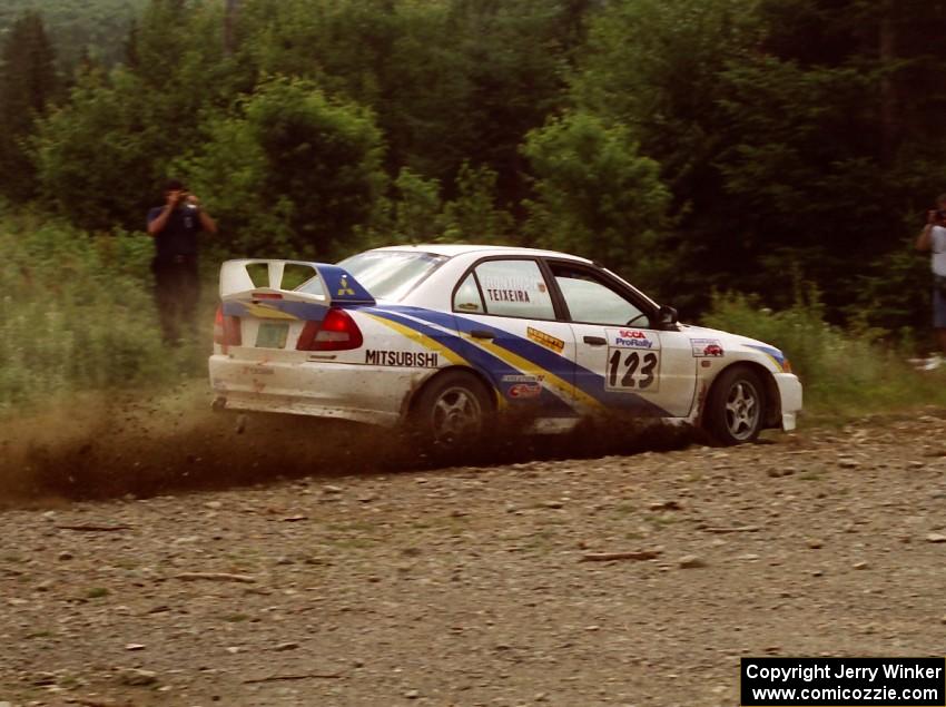 Vinnie Frontinan / Luis Teixeira Mitsubishi Lancer Evo IV on SS7 (Parmachenee East)