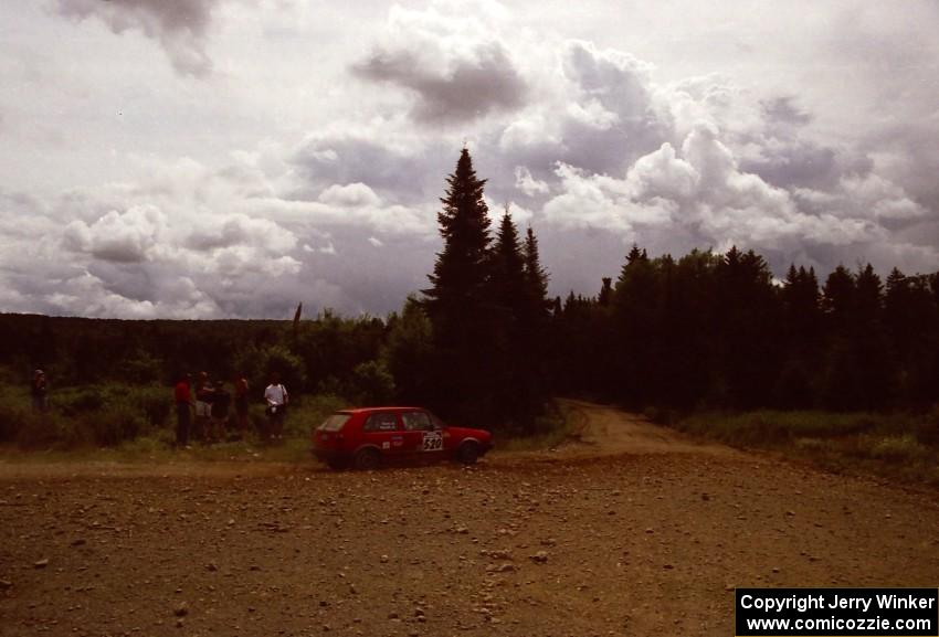 Josh Scott / Roxanne Slancik VW GTI on SS7 (Parmachenee East)