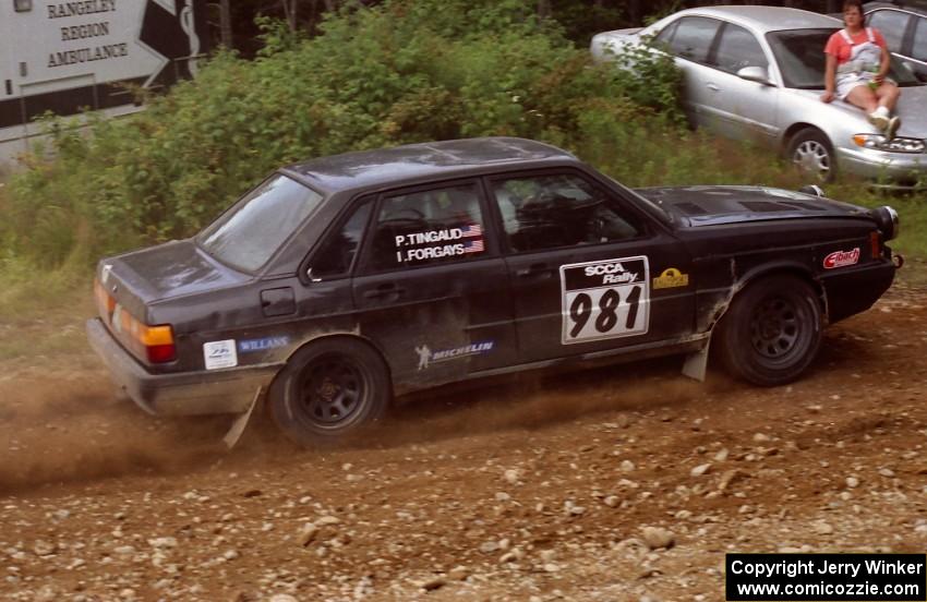 Paul Tingaud / Ian Forgays Audi 4000 Quattro on SS6 (Parmachenee West)