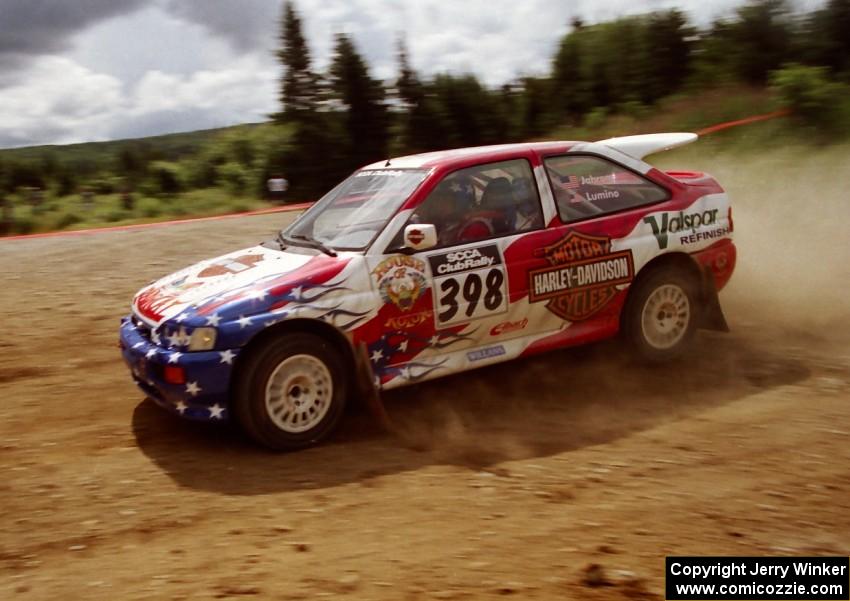 Kurosh Jahromi / Tony Lumino Ford Escort Cosworth RS on SS6 (Parmachenee West)