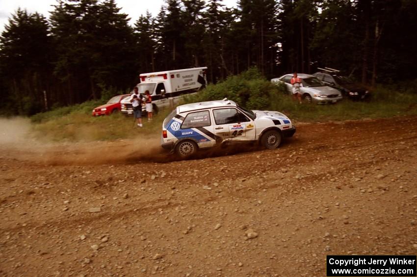 Eric Burmeister / Mark Buskirk VW GTI on SS6 (Parmachenee West)