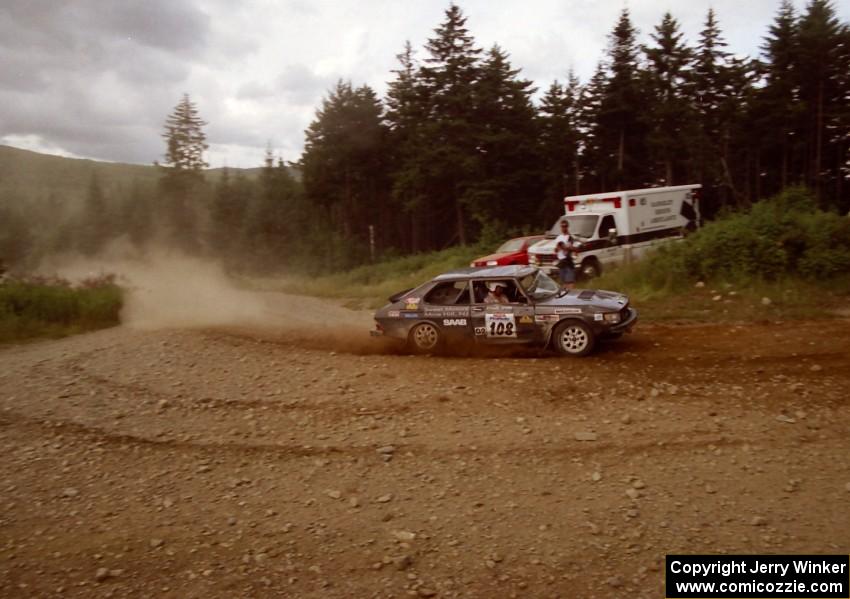 Jerry Sweet / Stuart Spark SAAB 99EMS on SS6 (Parmachenee West)