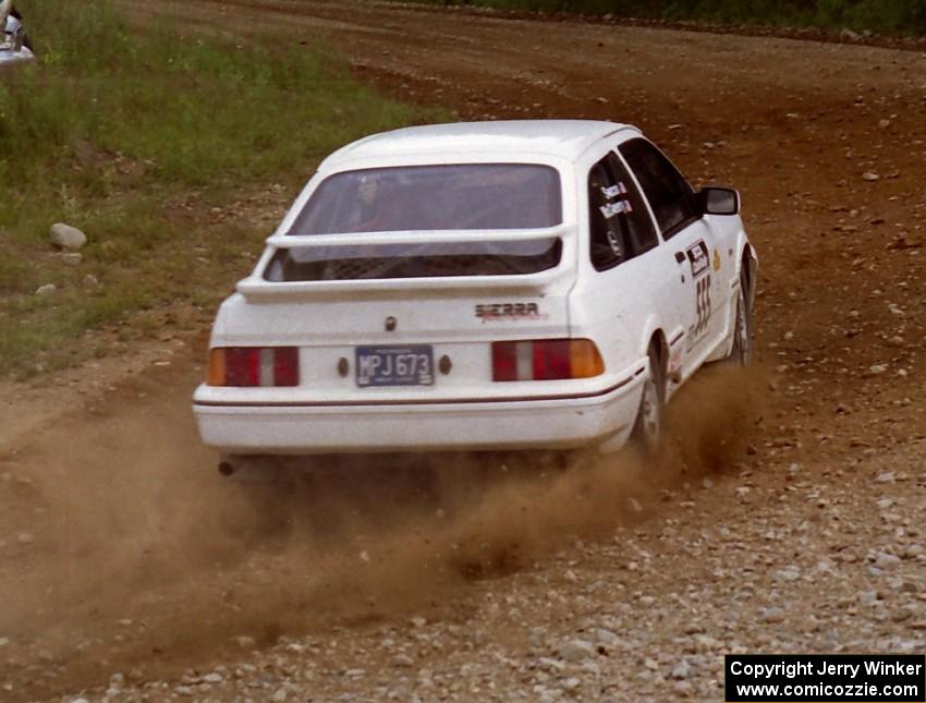 Colin McCleery / Jeff Secor Ford Merkur XR4Ti on SS6 (Parmachenee West)