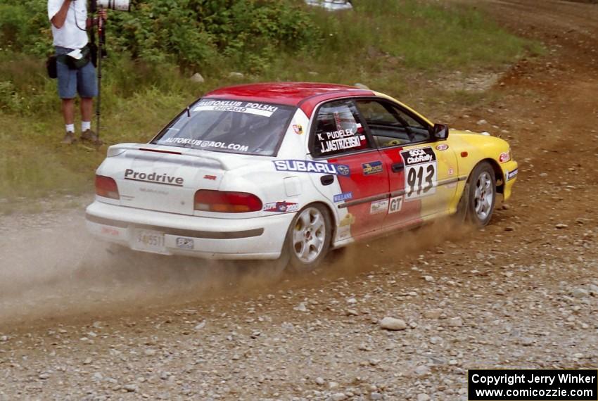 Janusz Jastrzebski / Kazimierz Pudelek Subaru Impreza on SS6 (Parmachenee West)