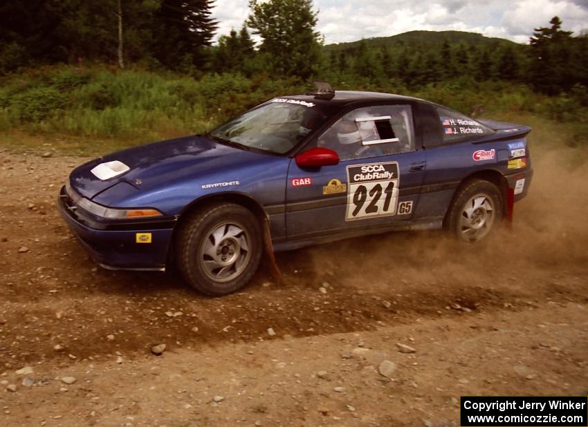 Howie Richards / Joel Richards Mitsubishi Eclipse on SS7 (Parmachenee East)