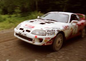 Ralph Kosmides / Ken Cassidy Toyota Supra finishes SS9 (Magalloway Long)