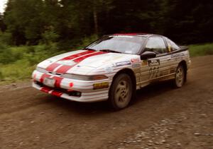 Bruce Perry / Phil Barnes Eagle Talon finishes SS9 (Magalloway Long)