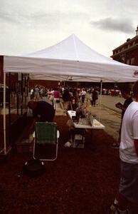 Rallysport.net's sales tent in Rumford, ME