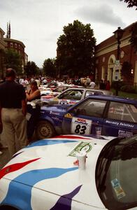 Mark Utecht / Brenda Corneliusen Dodge Omni GLH on display before SS10