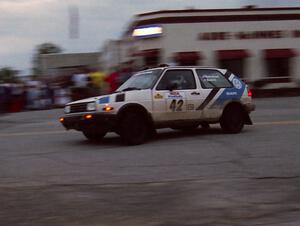 Eric Burmeister / Mark Buskirk VW GTI on SS10 (In Town)