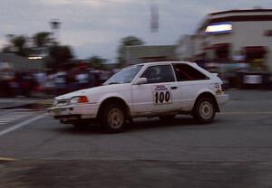 Donal Mulleady / Eoin McGeough Mazda 323GTX on SS10 (In Town)