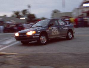 Don Kennedy / Keith Kennedy Subaru Impreza on SS10 (In Town)