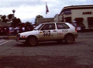 Charles Sprigg / Josh Bressem VW GTI on SS10 (In Town)