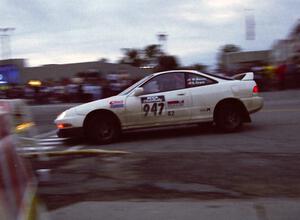 William Bacon / Alan Grant Acura Integra Type-R on SS10 (In Town)