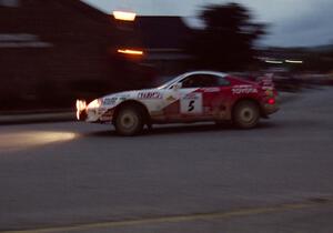 Ralph Kosmides / Ken Cassidy Toyota Supra on SS10 (In Town)