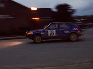 Mark Utecht / Brenda Corneliusen Dodge Omni GLH on SS10 (In Town)