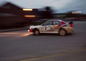 Garen Shrader / Michael Fennell Mitsubishi Lancer Evo IV on SS10 (In Town)