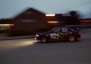 Tom McGeer / Mark Williams Subaru Impreza on SS10 (In Town)