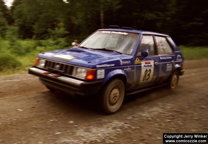 Mark Utecht / Brenda Corneliusen Dodge Omni GLH finishes SS9 (Magalloway Long)