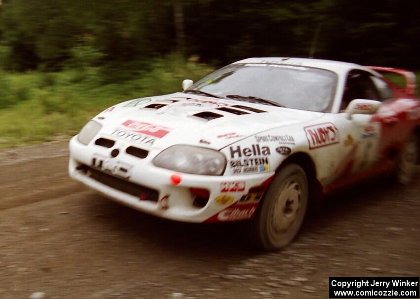 Ralph Kosmides / Ken Cassidy Toyota Supra finishes SS9 (Magalloway Long)