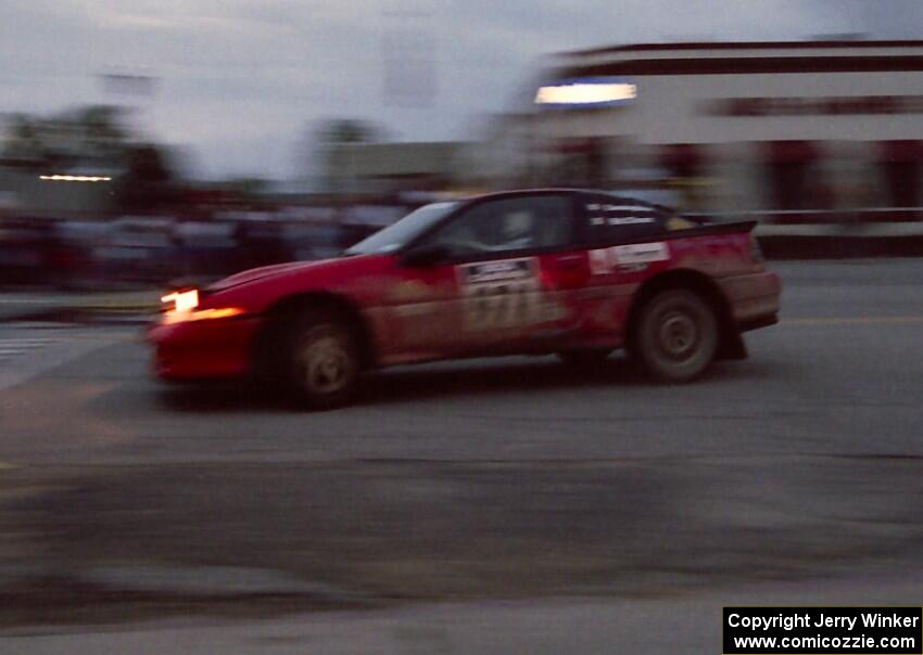 Brendan Cunningham / Paul McClean Eagle Talon on SS10 (In Town)