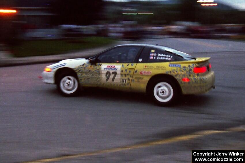 Paul Dubinsky / Yvon Dubinsky Eagle Talon on SS10 (In Town)