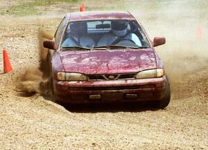 Norm Johnson drives Jesse Mullan's Subaru Impreza