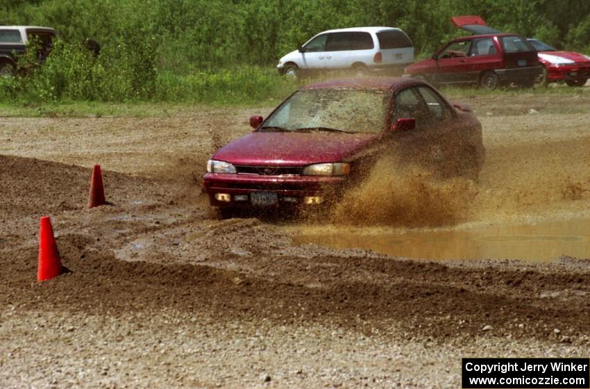 Norm Johnson or Jesse Mullan in Jesse's Subaru Impreza