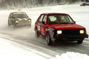 Dave Hogan / John Zmuda Dodge Omni and Bill Jaap / Rob Edwards VW Rabbit