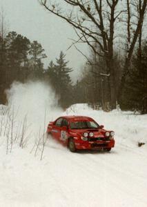 Ramana Lagemann / Michael Fennell Subaru WRX on SS1 (King Road & Scenic Rte. 3)