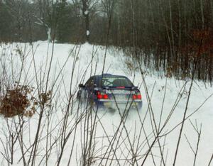 Pat Richard / Brian Maxwell Subaru WRX on SS1 (King Road & Scenic Rte. 3)