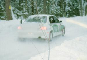 Seamus Burke / Charles Bradley Mitsubishi Lancer Evo VIII on SS4 (McCormick)