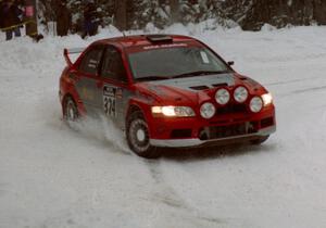 Leon Styles / John Dillon Mitsubishi Lancer Evo VII on SS4 (McCormick)