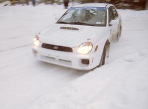 Jonathan Bottoms / Carolyn Bosley Subaru WRX on SS4 (McCormick)