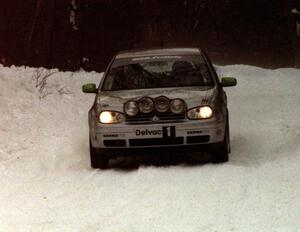 Jon Hamilton / Ken Sabo VW Golf TDI on SS1 (King Road & Scenic Rte. 3)