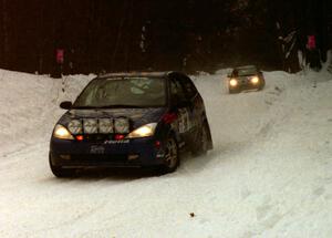 Lesley Suddard / Adrian Wintle Ford Focus ZX3 on SS1 (King Road & Scenic Rte. 3)