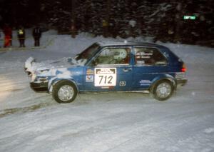 Preston Stempler / Rob Amato VW GTI on SS4 (McCormick)