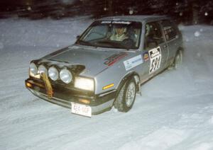 Dave Cizmas / Brady Sturm VW GTI on SS4 (McCormick)