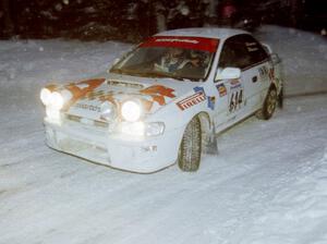 Piotr Wiktorczyk / Mark McAllister Subaru WRX on SS4 (McCormick)