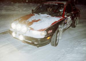 Pete Hascher / Scott Rhoades Nissan Sentra SE-R on SS4 (McCormick)