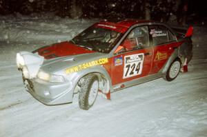 Nick Korpal / Eric Schleicher Mitsubishi Lancer Evo 6.5 on SS4 (McCormick)