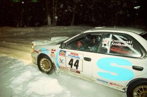 Henry Krolikowski / Cindy Krolikowski Subaru WRX on SS7 (Hunters)