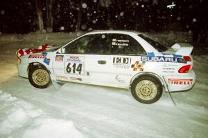 Piotr Wiktorczyk / Mark McAllister Subaru WRX on SS7 (Hunters)